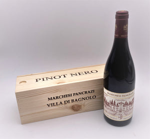 Cassetta legno - Pinot Nero  "Vigna Baragazza" 2019 -  1 bott 0,75lt